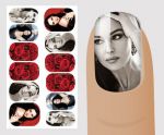 Слайдер для дизайна ногтей, "Девушки" № S112 ,  NOGTIKA