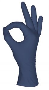 Перчатки нитриловые 1 пара/2 шт, Черничные, размер "XL", MediOk - NOGTISHOP