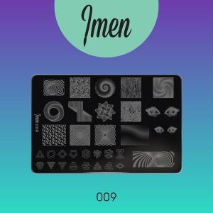 Пластина Imen для стемпинга 009 - NOGTISHOP