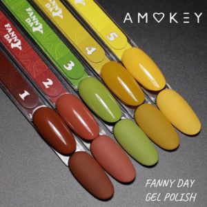 Гель-лак Fanny Day №01, AMOKEY, 8 мл - NOGTISHOP