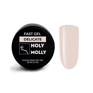 Fast gel Holy Molly DELICATE 30 мл  - NOGTISHOP