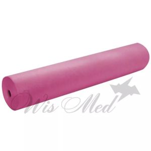 Простыни одноразовые Спанбонд 70x200 см. в рулоне 100 шт, цвет розовый - NOGTISHOP