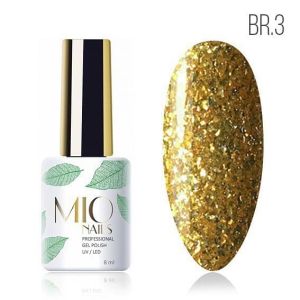 Гель-лак MIO Nails BR-3. Brilliant № 3, 8 мл. - NOGTISHOP