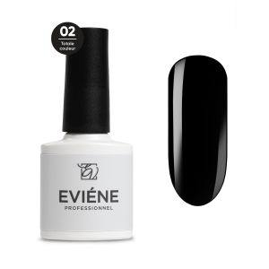 Гель-лак EVIENE Totale couleur №02 черный 8 мл.  - NOGTISHOP