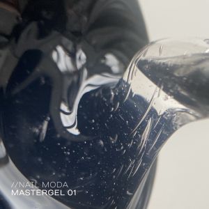 Моделирующий гель-суфле MASTERGEL №01 NAIL MODA, прозрачный, 15 г - NOGTISHOP