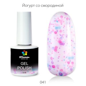 Гель-лак Bloom Йогурт со смородиной, 8 мл - NOGTISHOP