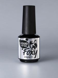 Жидкий топ супер глянец без липкого слоя (LIQUID TOP GEL), 15 ml - NOGTISHOP