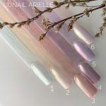 Гель-лак Lunail "Arielle 04" сирень с перламутром, 10 мл