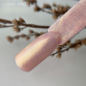 Гель-лак Lunail "Arielle 03" пыльная роза с перламутром, 10 мл - NOGTISHOP