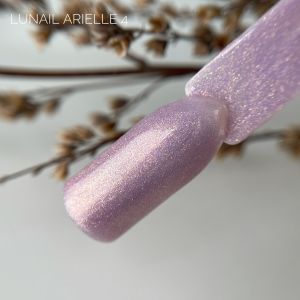 Гель-лак Lunail "Arielle 04" сирень с перламутром, 10 мл - NOGTISHOP