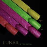 Гель-лак Lunail светоотражающая кошка "Ultra Neon 01" розовый, 10 мл