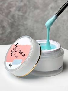 Моделирующий гель Lunail "COLOR" Cyan, 15 мл - NOGTISHOP