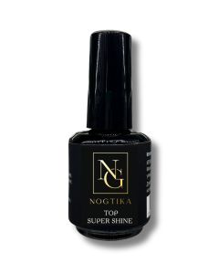 Топ Nogtika T04, глянцевый без липкого слоя Super Shine, 15 мл. - NOGTISHOP