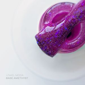 Светоотражающая база NAIL MODA Amethyst, 15 мл - NOGTISHOP