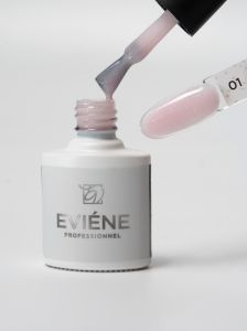 Жидкий полигель EVIENE Liquid poligel №01 пыльно-розовый с шиммером 8 мл. - NOGTISHOP