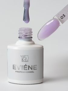 Жидкий полигель EVIENE Liquid poligel №03 сиреневый с шиммером 8 мл.  - NOGTISHOP