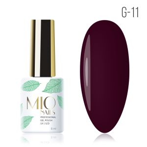 Гель-лак MIO Nails G-11. Баклажан, 8 мл. - NOGTISHOP