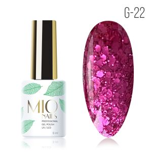 Гель-лак MIO Nails G-22. Сияние мадженты, 8 мл. - NOGTISHOP