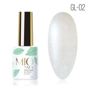 Гель-лак MIO Nails GL-02. Снежный день, 8 мл. - NOGTISHOP