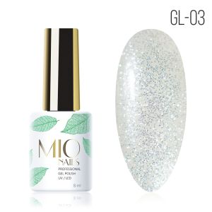 Гель-лак MIO Nails GL-03. Алмазная крошка, 8 мл. - NOGTISHOP