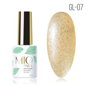 Гель-лак MIO Nails GL-07. Светлое золото, 8 мл. - NOGTISHOP