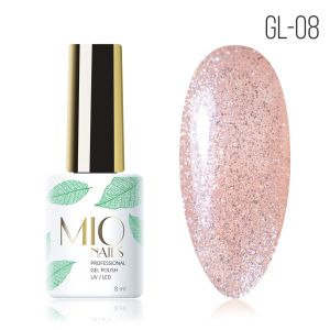 Гель-лак MIO Nails GL-08. Драгоценный камень, 8 мл. - NOGTISHOP