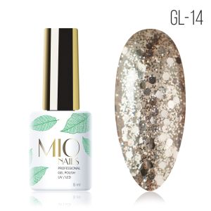 Гель-лак MIO Nails GL-14. Императорский топаз, 8 мл. - NOGTISHOP