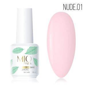 База MIO Nails COLOR «Nude» # 01, 15 мл. - NOGTISHOP