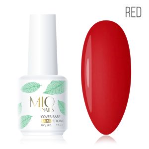 Камуфлирующая база MIO Nails LUXE Красная, 15 мл. - NOGTISHOP