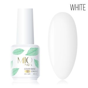 Камуфлирующая база MIO Nails LUXE Белая, 15 мл. - NOGTISHOP