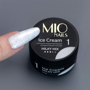 Гель MIO Nails ICE CREAM GEL - MILKY MIX # 01, 13 гр. - NOGTISHOP