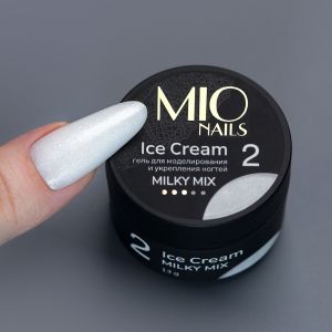 Гель MIO Nails ICE CREAM GEL - MILKY MIX # 02, 13 гр. - NOGTISHOP