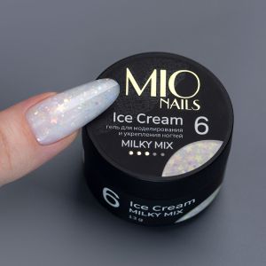 Гель MIO Nails ICE CREAM GEL - MILKY MIX # 06, 13 гр. - NOGTISHOP