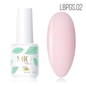 Жидкий полигель MIO Nails с шиммером # 02, 15 мл. - NOGTISHOP