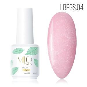 Жидкий полигель MIO Nails с шиммером # 04, 15 мл. - NOGTISHOP