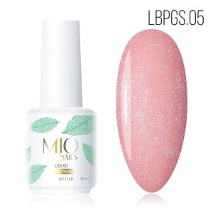 Жидкий полигель MIO Nails с шиммером # 05, 15 мл. - NOGTISHOP