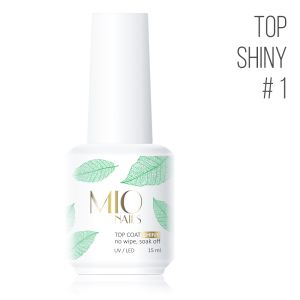 ТОП с эффектом MIO Nails SHINY # 1, 15 мл. - NOGTISHOP