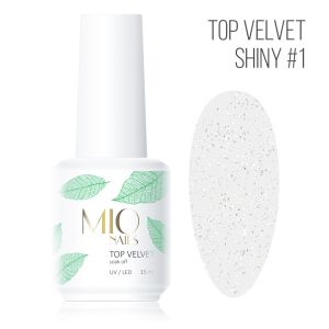 ТОП матовый MIO Nails Velvet Shiny # 01, 15 мл. - NOGTISHOP