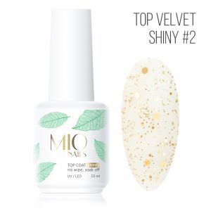 ТОП матовый MIO Nails Velvet Shiny # 02, 15 мл. - NOGTISHOP