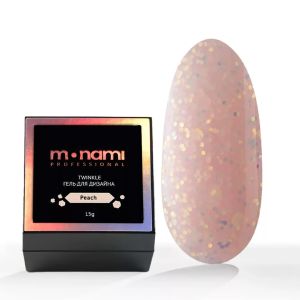 Гель Monami Twinkle Peach 15 г - NOGTISHOP