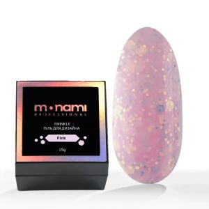 Гель Monami Twinkle Pink 15 г - NOGTISHOP