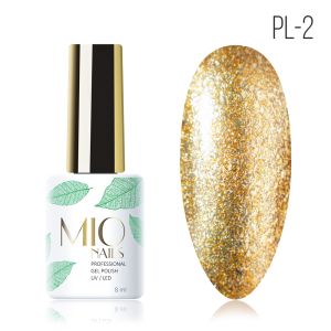 Гель-лак MIO Nails PL-02. Platinum № 02, 8 мл. - NOGTISHOP