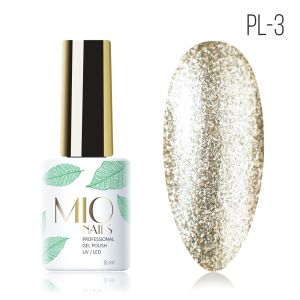 Гель-лак MIO Nails PL-03. Platinum № 03, 8 мл. - NOGTISHOP