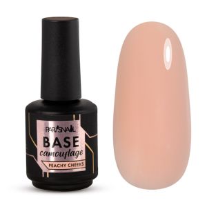 База камуфлирующая Peachy Cheeks светло-бежевая ParisNail 15 мл - NOGTISHOP