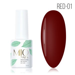 Гель-лак MIO Nails RED-01. Коллекция RED № 01, 8 мл. - NOGTISHOP