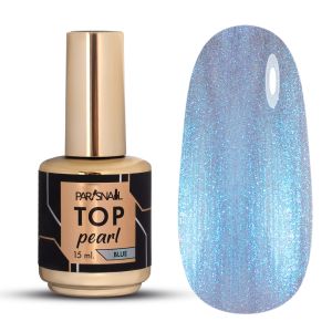 Топ глянцевый жемчужный Pearl Blue ParisNail 15 мл - NOGTISHOP