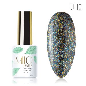 Гель-лак MIO Nails U-18. Бенгальские огни, 8 мл. - NOGTISHOP