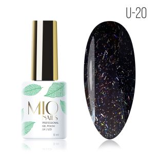 Гель-лак MIO Nails U-20. Праздничная ночь, 8 мл. - NOGTISHOP