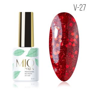 Гель-лак MIO Nails V-27. Страсть, 8 мл. - NOGTISHOP