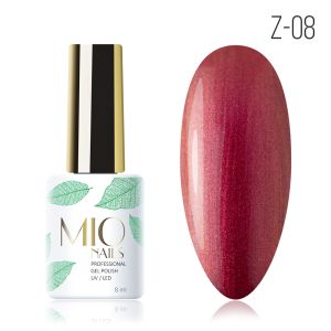 Гель-лак MIO Nails Z-08. Клубничный ликер, 8 мл. - NOGTISHOP